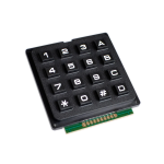 Teclado Matricial 4×4 Color Negro