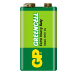 Batería Zinc-Carbón 9V Blíster, Greencell GP - Image 2