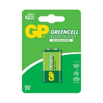 Batería Zinc-Carbón 9V Blíster, Greencell GP