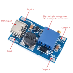 Módulo Regulador de Voltaje Boost Step-UP 2A, con Entrada Tipo C, MT3608 - Image 3