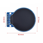Pantalla Circular LCD TFT 1.28” SPI, 240x240 GC9A01 - Image 3