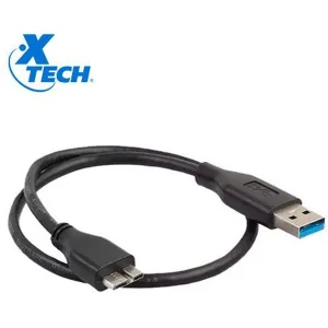 Cable USB 3.0 Macho A a Micro USB Macho B, XTech XTC-365