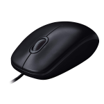 Mouse Óptico Alámbrico USB, 1000 DPI, Color Negro, Logitech M90 - Image 3