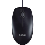 Mouse Óptico Alámbrico USB, 1000 DPI, Color Negro, Logitech M90 - Image 2
