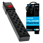 Regleta FORZA 6 contactos 2200W PS-001B - Image 2