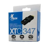 Adaptador HDMI Macho a HDMI Hembra, Angulo Ajustable, XTC-347