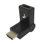 Adaptador HDMI Macho a HDMI Hembra, Angulo Ajustable, XTC-347 - Image 3