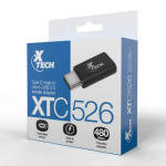 Adaptador con Conector Tipo C Macho a Micro USB 2.0 Hembra, XTech XTC-526 - Image 4