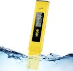 Medidor Digital de PH de Agua con Rango de Medición de 0.00-14.00 + 2 Sobres de Solución para Calibración, Color Amarillo - Image 2