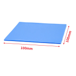 Almohadilla/Thermal Pad de Silicona para Disipar Calor de CPU y GPU, 10CMX10CMX1.5MM