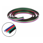 Cable de 4 Hilos para Conexiones RGB Calibre 22 AWG, por Metro