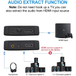 Extractor de Audio Compatible con HDMI 4K - Image 2