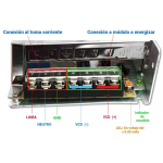 Fuente de Alimentación Conmutada 110-220VAC de 7 Borneras, 12VDC 30A, 360W - Image 3