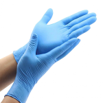 Par de Guantes de Nitrilo Color Azul, Talla M
