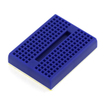 Mini Protoboard de 170 Puntos, Color Azul