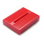 Mini Protoboard de 170 Puntos, Color Rojo