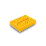 Mini Protoboard de 170 Puntos, Color Amarillo