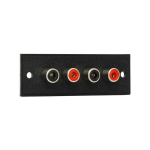 Terminal de 4 RCA Hembra para Chasis Audio