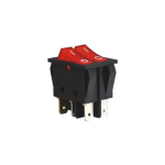 Switch Balancín Rectangular Doble con Luz, ON-OFF, 125VAC 20A – 250VAC 16A - Image 2