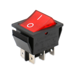 Switch de Balancín de 6 Pines con Luz, ON-OFF, 125VAC 20A - 250VAC 16A