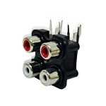 Terminal para Chasis de 4 RCA Hembra para Audio - Image 2