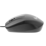 Mouse Óptico Alámbrico 3 Botones, Color Negro, XTM-205