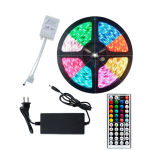 Tira de Luces Led RGB 5050 de 5 mts, No Impermeable, con Control Remoto de 44 Teclas - Image 3