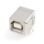 Conector Horizontal USB Tipo B Hembra para Soldar