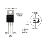Transistor Mosfet IRF630N, 200V 9A, TO-220 - Image 2