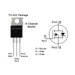 Transistor Mosfet IRF9540N, 100V 23A, TO-220 - Image 2