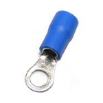 Terminal Eléctrica de Argolla, Color Azul para Cable 14-16AWG, RV2-4L - Image 2