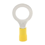 Terminal Eléctrica de Argolla, Color Amarillo para Cable 10-12AWG, RV5.5-250