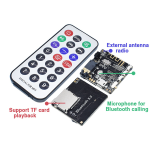 Placa Receptora de Audio Bluetooth 5.0 con Control Remoto, RX-888