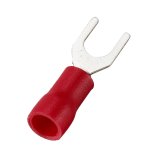 Terminal Eléctrica de Horquilla, Color Rojo para Cable 16-22AWG, SV1.25-4 - Image 2