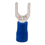 Terminal Eléctrica de Horquilla, Color Azul para Cable 14-16AWG, SV2-5S