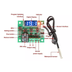 Módulo para Control de Temperatura para Incubadora 12VDC, W1209 - Image 4