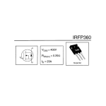 Transistor Mosfet IRFP360, 400V 23A, TO-247 - Image 2