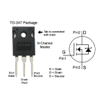 Transistor Mosfet IRFP460, 500V 20A, TO-247 - Image 2