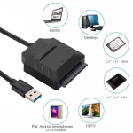 Cable Adaptador Sata a USB 3.0 de 5Gbps, para HDD y SSD de 2.5” y 3.5″ (No Incluye Fuente) - Image 5