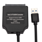 Cable Adaptador Sata a USB 3.0 de 5Gbps, para HDD y SSD de 2.5” y 3.5″ (No Incluye Fuente) - Image 3