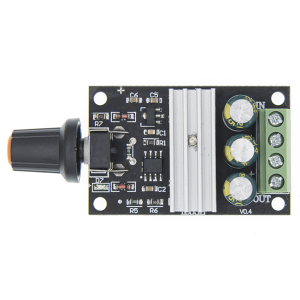 Controlador Regulable de Velocidad de Motores, PWM, 6VDC-28VDC 3A