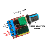 Controlador de Velocidad de Motores 3VDC-35VDC, 5A - Image 3