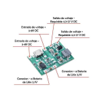Módulo Cargador para Batería de Litio 18650, Micro USB, + Elevador de Voltaje Step Up, TP4056 1A, J5019 - Image 3