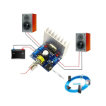 Módulo Amplificador de Audio Estéreo TDA7377 - Image 3