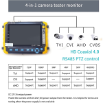 Probador de Audio y Vídeo para Cámaras de Seguridad CCTV, IV8W - Image 5