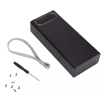 Carcasa para Power Bank 5V 2A, para 16 Pilas 18650, Color Negro, L16 (No Incluye Baterías)