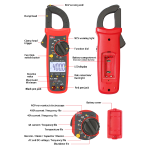 Pinza Voltiamperimétrica, Rango Automático, UNI-T UT202A+ - Image 5