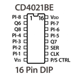 Registro de Desplazamiento Estático de 8 Bits, HCF4021BE - Image 2
