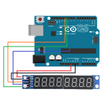 Módulo Display de 7 Segmentos, 8 Dígitos, MAX7219 - Image 3