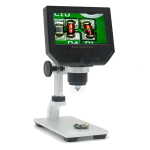 Microscopio Digital con Pantalla LCD HD de 4.3” con Soporte Ajustable y Grabación de Video, Color Negro, G-600 - Image 2